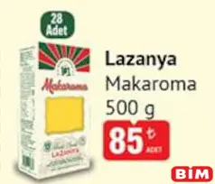 MAKAROMA LAZANYA 500 G MAKAROMA LAZANYA 500 G